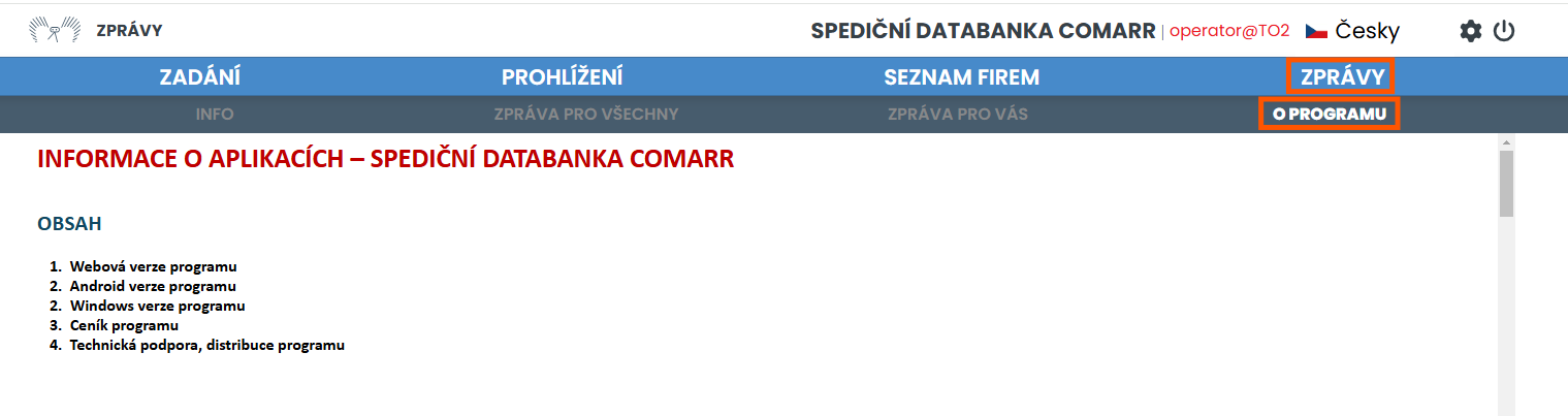 Nastavení