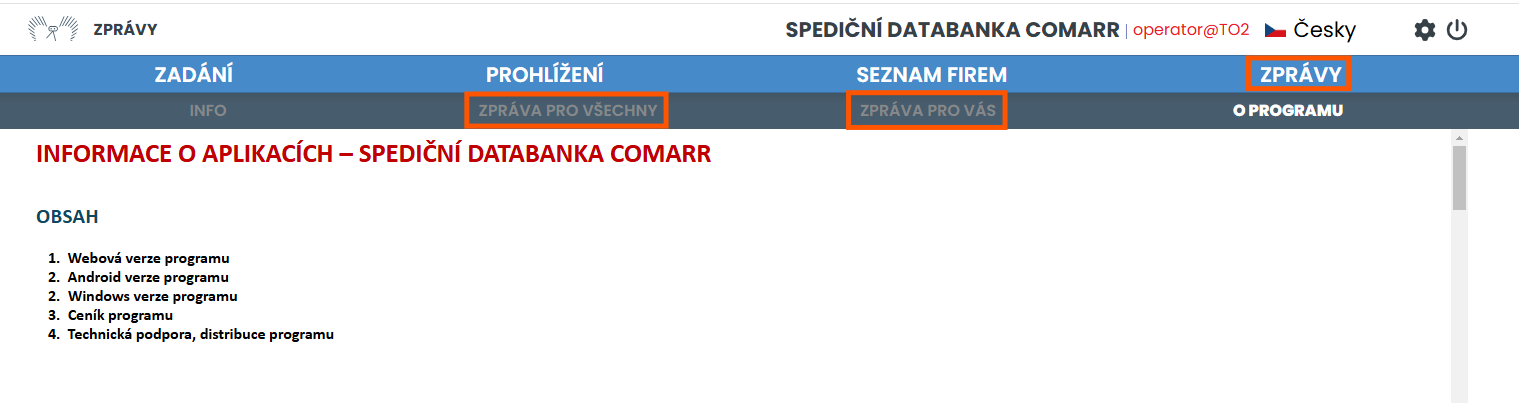 Nastavení